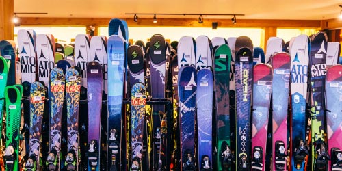 Ski- und Snowboardverleih